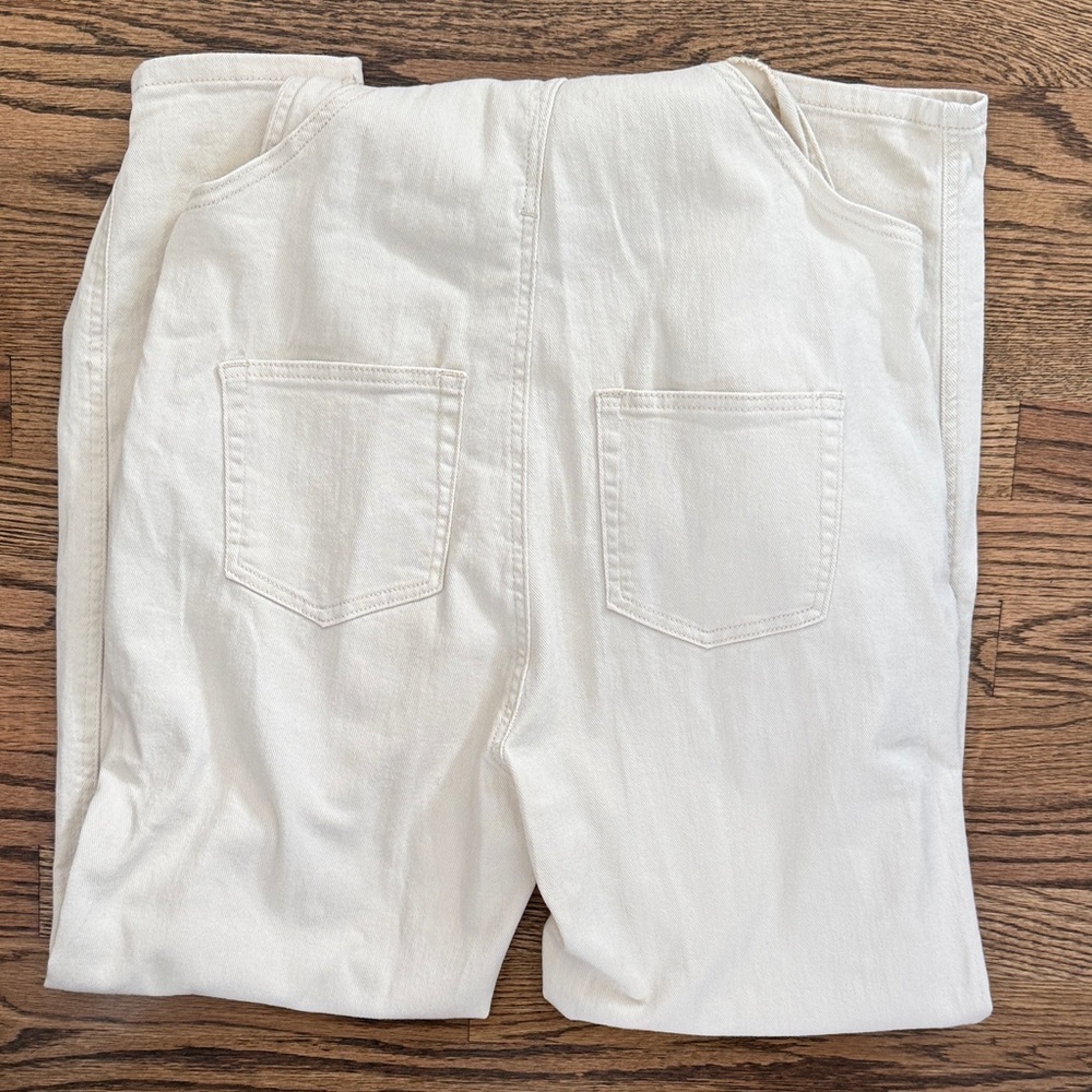 Women’s Cream Overalls Size M - Picture 4 of 5